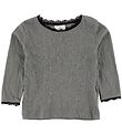 En Fant Blouse - Grey w. Pointelle En Fant Blouse - Grey w. Pointelle