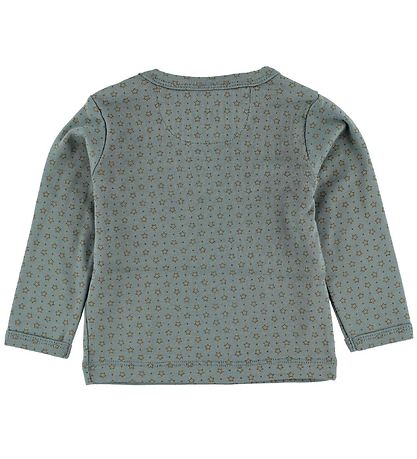 En Fant Blouse - Steel Blue w. Stars