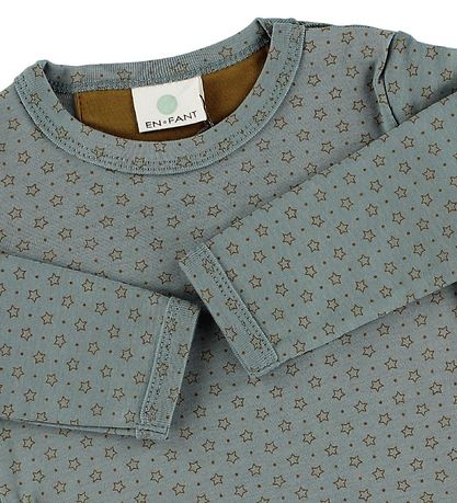 En Fant Blouse - Steel Blue w. Stars En Fant Blouse - Steel Blue w. Stars