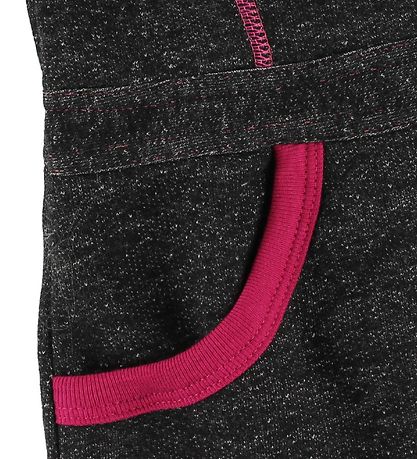 Robe Katvig - Noir Chiné av. Foncé Rose Robe Katvig - Noir Chiné av. Foncé Rose