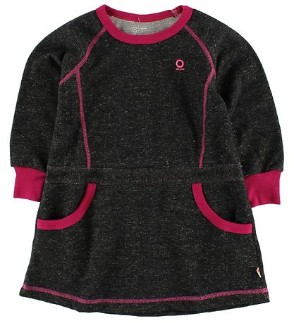 Robe Katvig - Noir Chiné av. Foncé Rose Robe Katvig - Noir Chiné av. Foncé Rose