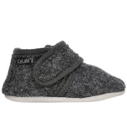 Chaussons CeLaVi - Laine - Gris Charbon Chaussons CeLaVi - Laine - Gris Charbon