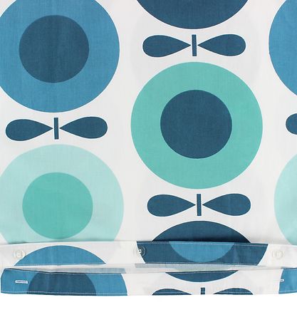 Katvig Classics Beddengoed - Baby - Wit m. Petrol Appels