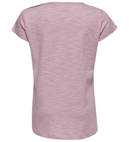 LEGO® Duplo Stuttermabolur - Bleik röndótt M. Hjarta LEGO® Duplo Stuttermabolur - Bleik röndótt M. Hjarta