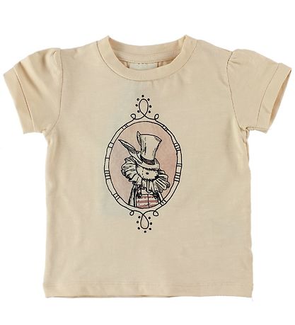 En Fant T-shirt - Light Peach w. Rabbit En Fant T-shirt - Light Peach w. Rabbit