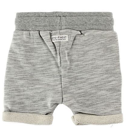 En Fant Sweat Shorts - Light Grey Melange