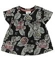En Fant T-shirt - Black w. Flowers En Fant T-shirt - Black w. Flowers