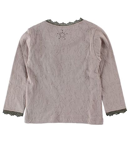 En Fant Blouse - Lavender w. Pointelle