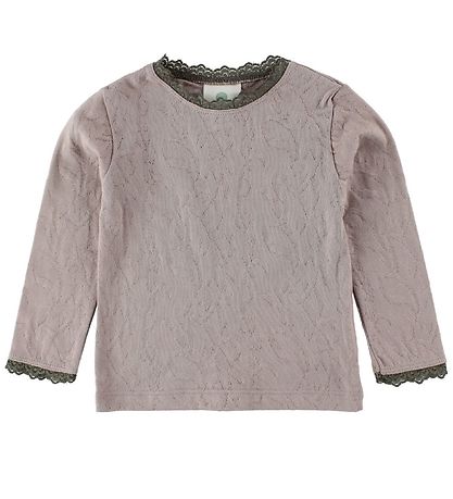 En Fant Blouse - Lavender w. Pointelle