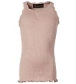 Rosemunde Top - Long - Silk/Cotton - Powder Rose w. Lace Rosemunde Top - Long - Silk/Cotton - Powder Rose w. Lace