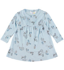 Joha Robe - Laine/Soie - Bleu av. Naturel