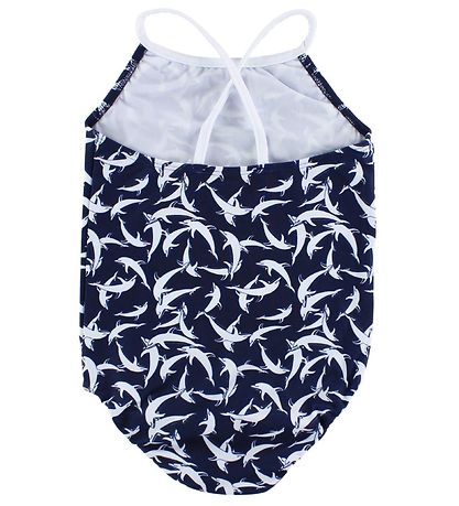 Petit Crabe Swimsuit - UV50+ - Navy w. Dolphins Petit Crabe Swimsuit - UV50+ - Navy w. Dolphins