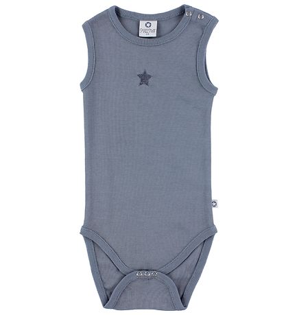 Smallstuff Romper mouwloos - Mat Blauw