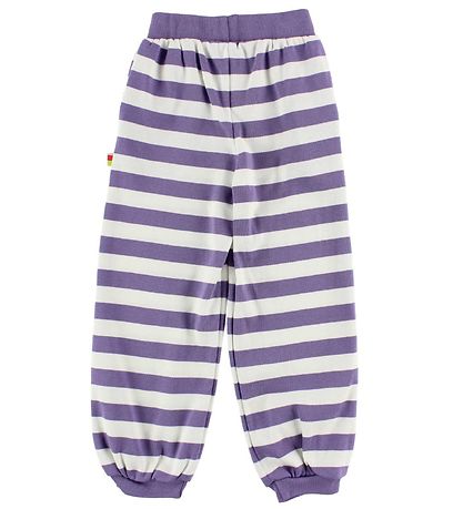 Katvig Trousers - White/Purple Striped Katvig Trousers - White/Purple Striped