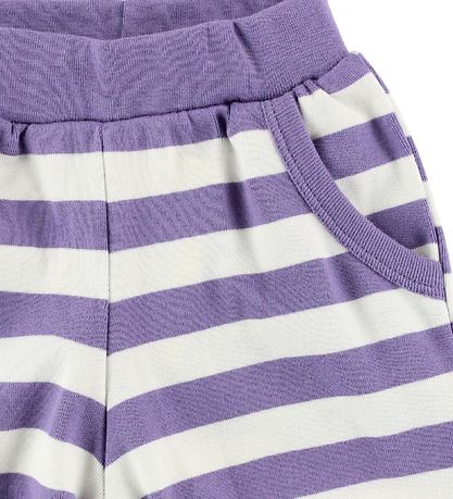 Katvig Trousers - White/Purple Striped Katvig Trousers - White/Purple Striped