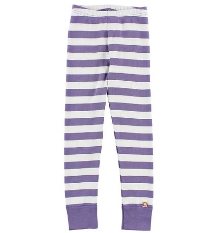 Katvig Leggings - White/Purple Striped Katvig Leggings - White/Purple Striped