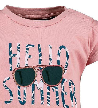 T-Shirt Hummel - HMLLoralai - Rose Clair av. Imprimé T-Shirt Hummel - HMLLoralai - Rose Clair av. Imprimé