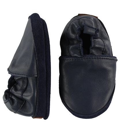 Melton Soft Sole Leather Shoes - Navy Melton Soft Sole Leather Shoes - Navy