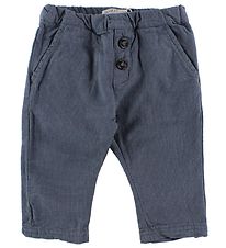 Wheat Trousers - Dark Blue w. Check Wheat Trousers - Dark Blue w. Check