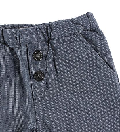 Wheat Trousers - Dark Blue w. Check