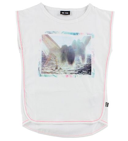 Top Me Too - Blanc av. Tirages photo Top Me Too - Blanc av. Tirages photo