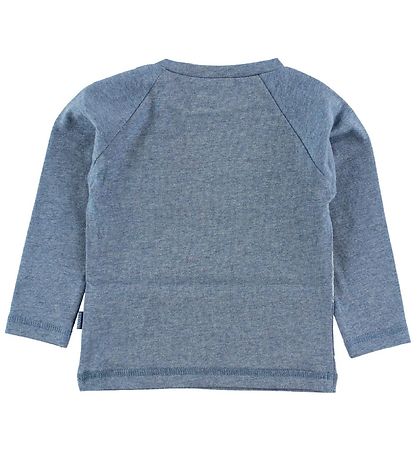 Fixoni Blouse - Blue Melange w. Weightlifter Fixoni Blouse - Blue Melange w. Weightlifter