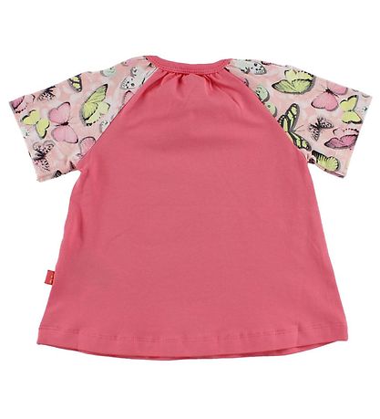 Me Too T-shirt - Pink w. Butterflies Me Too T-shirt - Pink w. Butterflies