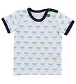 Freds World T-shirt - White w. Whales Freds World T-shirt - White w. Whales