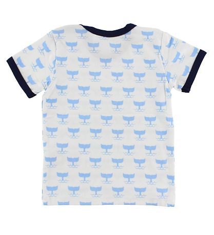 Freds World Stuttermabolur - Hvítir M. Hvalir Freds World Stuttermabolur - Hvítir M. Hvalir