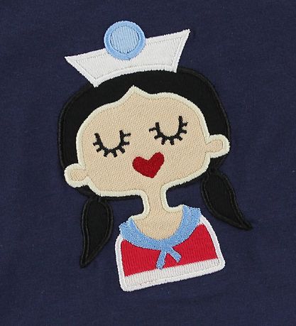 Freds World T-Shirt - Navy m. Schiffsmädchen