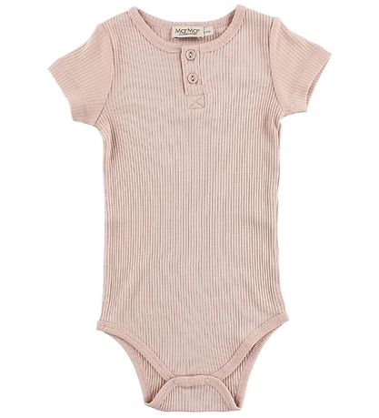 MarMar Bodysuit S/S - Rib - Rose