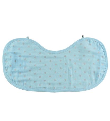 Bavoir Småfolk - Bleu Clair av. Argent Pommes Bavoir Småfolk - Bleu Clair av. Argent Pommes