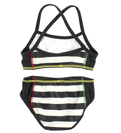 Katvig Classics Bikini - UV60 - Schwarz/Weiß gestreift