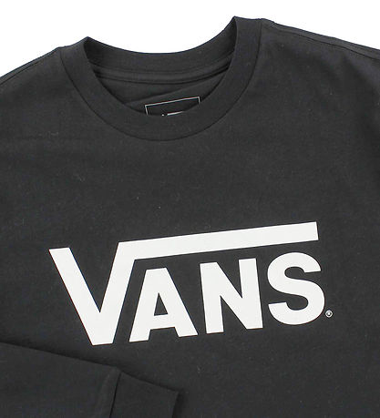 Vans 블라우스 - 검정 포함 흰색 로고 Vans 블라우스 - 검정 포함 흰색 로고