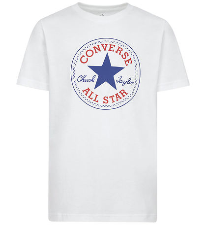 T-Shirt Converse - Blanc av. Logo T-Shirt Converse - Blanc av. Logo
