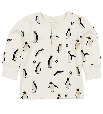 Katvig Blouse - Ivory w. Penguins