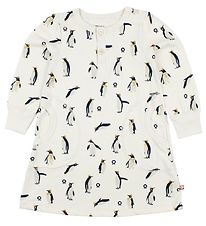 Katvig Kleid - Elfenbein m. Pinguine Katvig Kleid - Elfenbein m. Pinguine