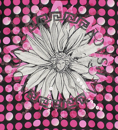 Young Versace Sweatshirt - Black w. Pink/Medusa Young Versace Sweatshirt - Black w. Pink/Medusa