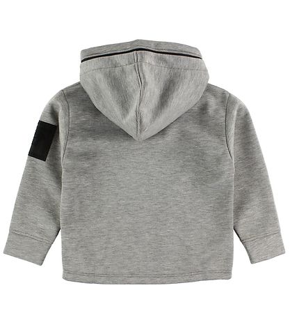 Young Versace Hoodie - Grey Melange w. Yellow Pattern