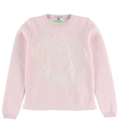 Young Versace Blouse - Knitted - Rose w. Logo Young Versace Blouse - Knitted - Rose w. Logo