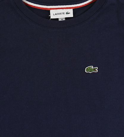 Lacoste Stuttermabolur - Dökkblátt Lacoste Stuttermabolur - Dökkblátt