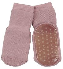 MP Sokken m. Anti-Slip Onderkant - Wol - Vintage Roze MP Sokken m. Anti-Slip Onderkant - Wol - Vintage Roze