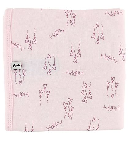 Pippi Viltti - 70x70 - 2 kpl - Violetti/Vaaleanpunainen, Sydämet