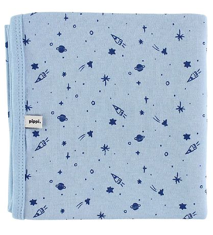 Pippi Dekens - 70x70 - 2-pack - Navy/Lichtblauw m. Tractor/De ka