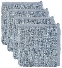 Pippi Baby Waschlappen - 4er-Pack - Hellblau