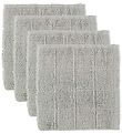 Pippi Washcloths - 4-Pack - Light Grey Pippi Washcloths - 4-Pack - Light Grey