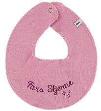 Bavoir Bandana Pippi - Tour - Rose Foncé av. L'étoile du père Bavoir Bandana Pippi - Tour - Rose Foncé av. L'étoile du père