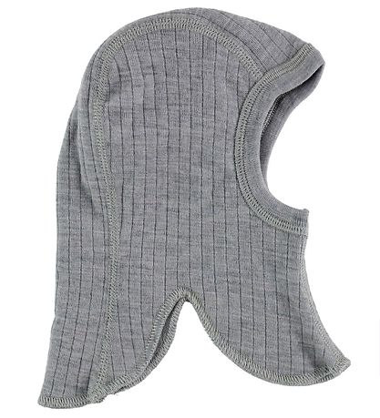 Joha Balaclava - Double Layer - Wool - Grey Melange Joha Balaclava - Double Layer - Wool - Grey Melange