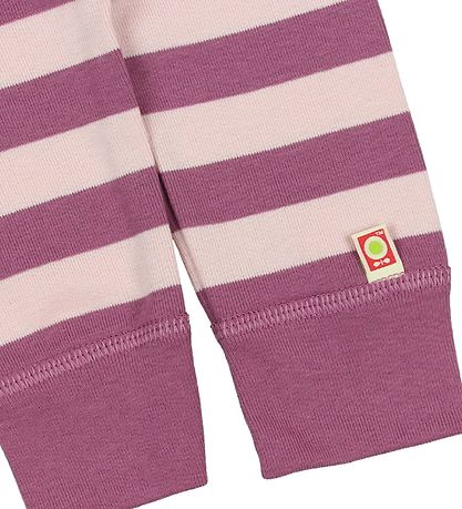 Katvig Classics Leggings - Hellrosa/Lila Gestreift