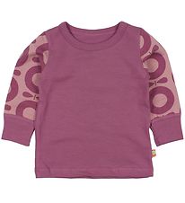 Katvig Classic Blouse - Purple/Rose w. Purple Apples Katvig Classic Blouse - Purple/Rose w. Purple Apples
